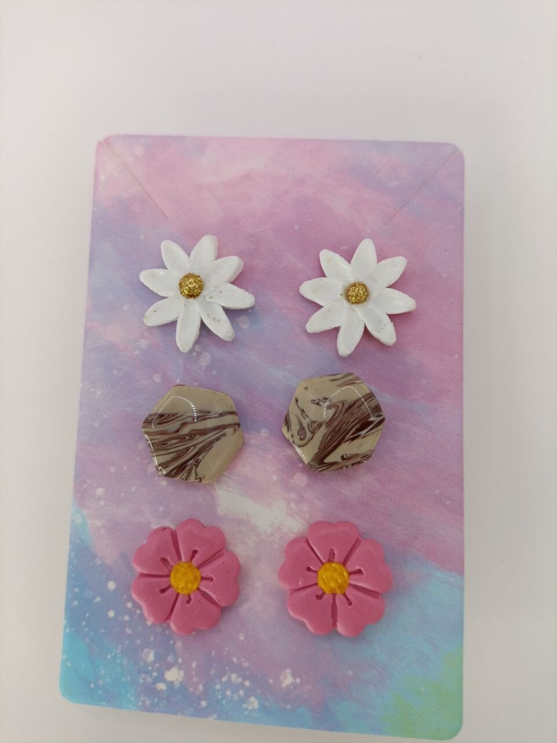 Pack de 3 Pares de Pendientes pequeños mujer- 25 MODELOS DIFERENTES - 17