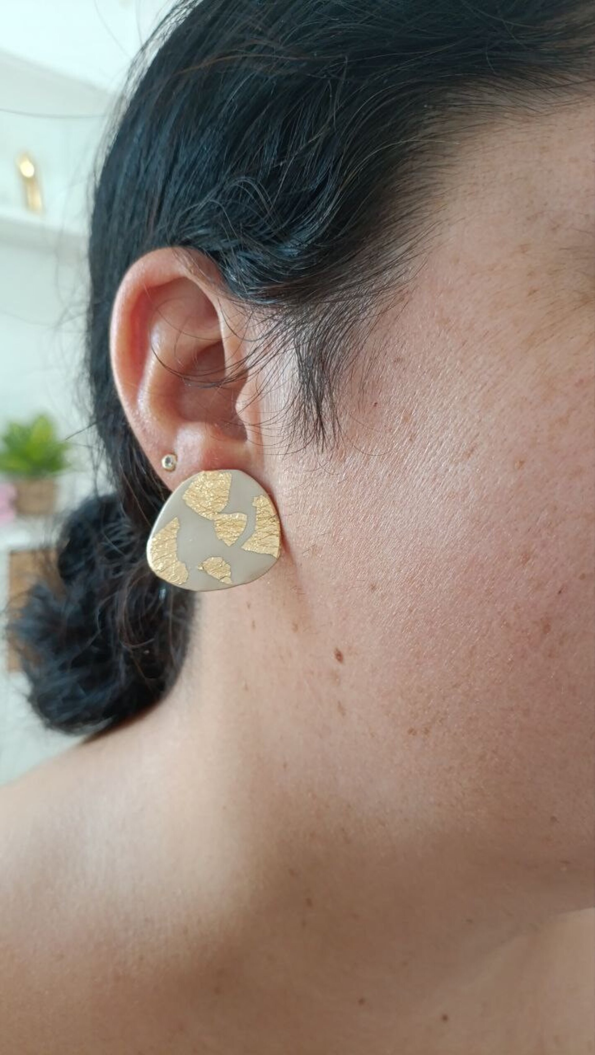 Pendientes de Arcilla Polimerica Elegant Grande - 2