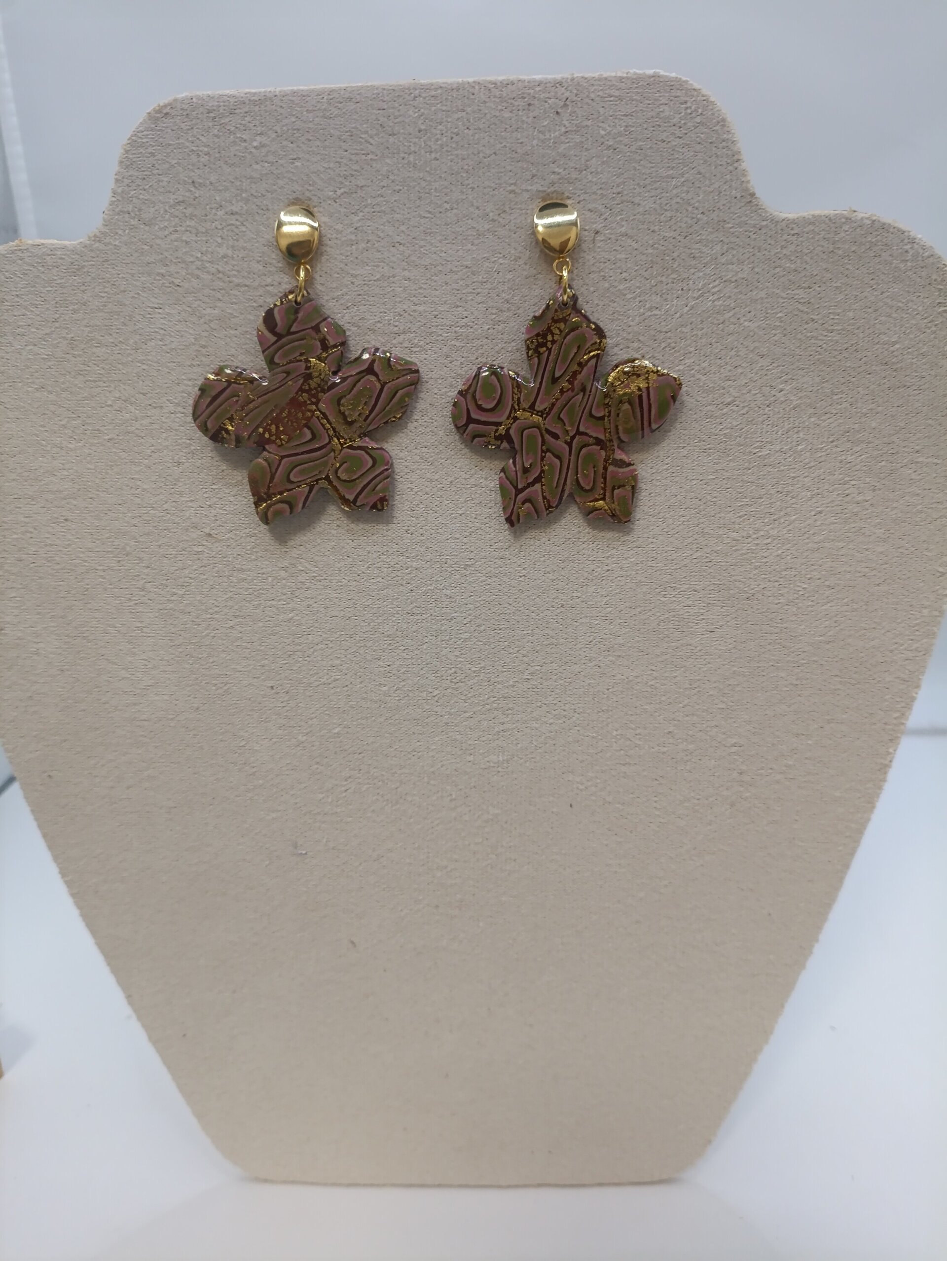Pendientes Flor fashion retro - 2
