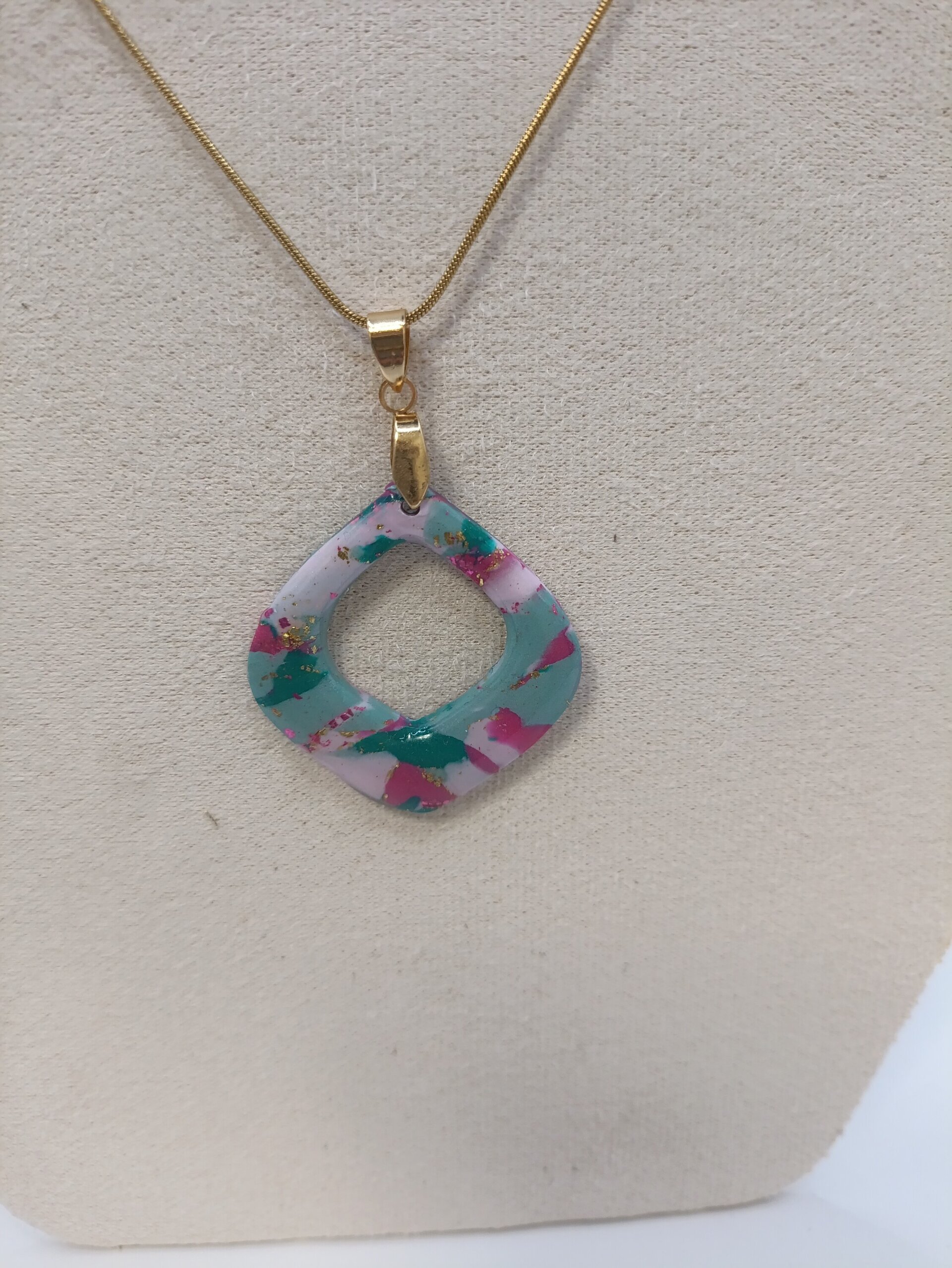 Conjunto de pendientes y colgante Jade 2 - 4