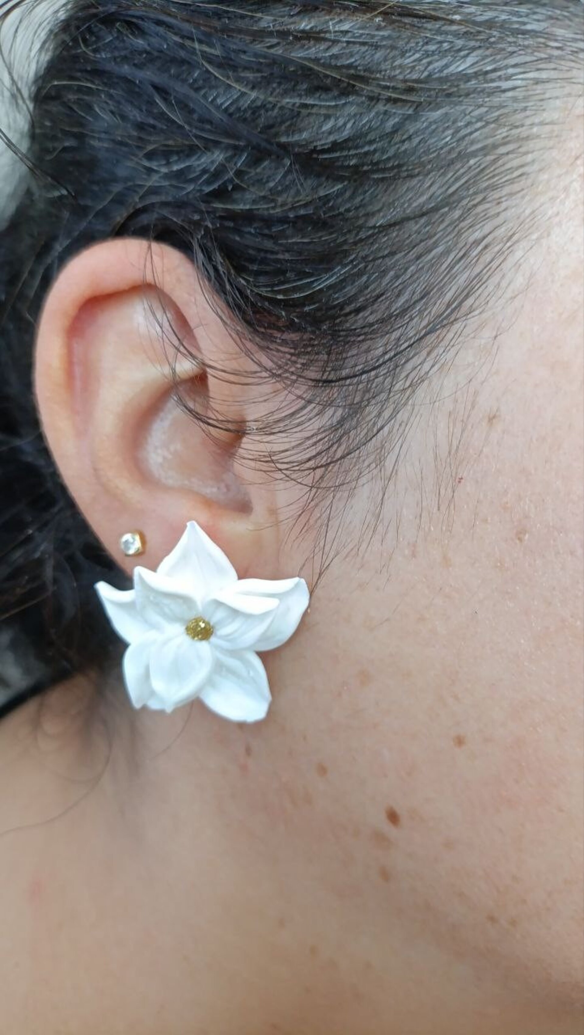 Pendientes de arcilla Flor Kira - 6