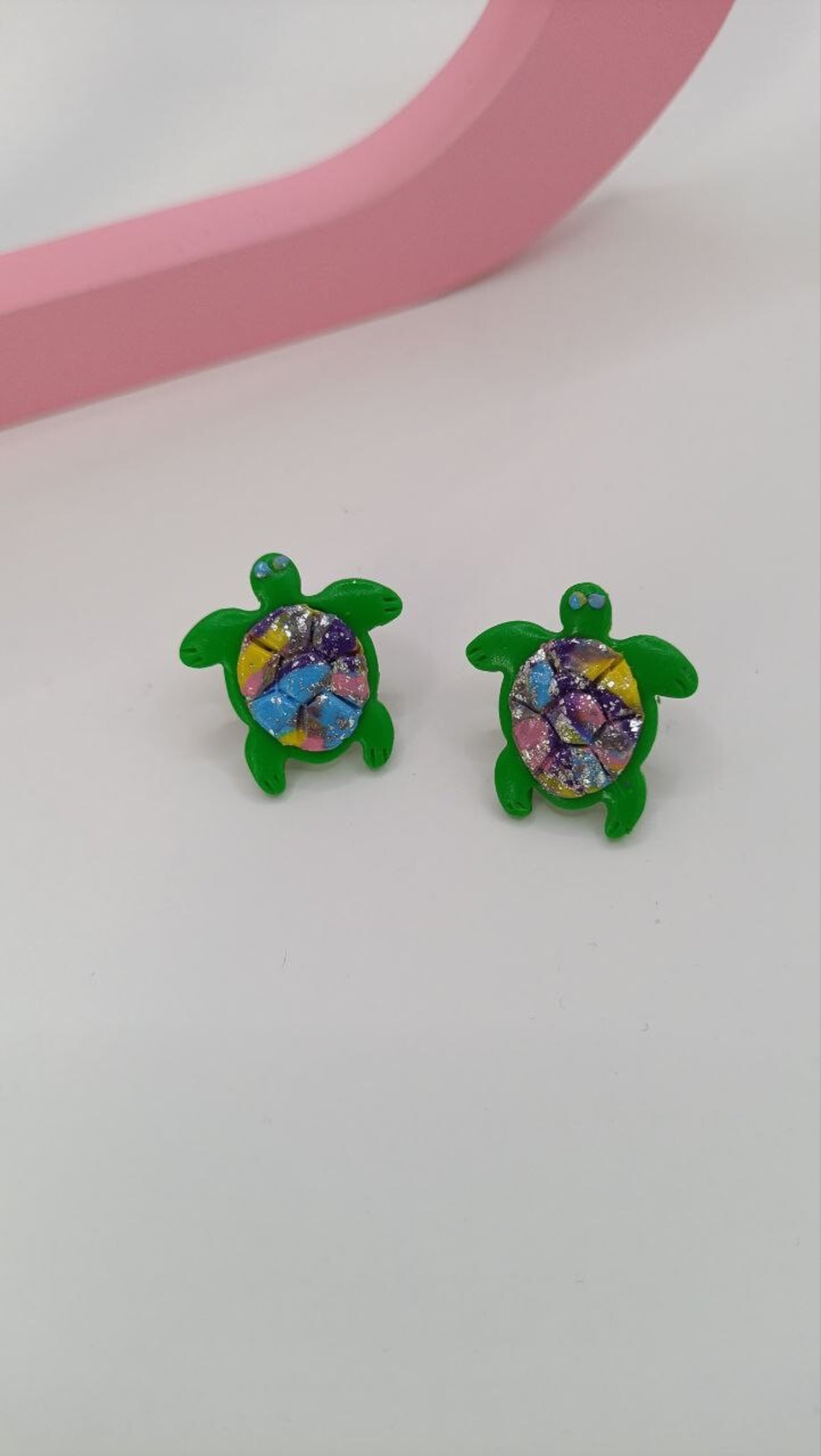 Pendientes Tortuga sicodelic - 2