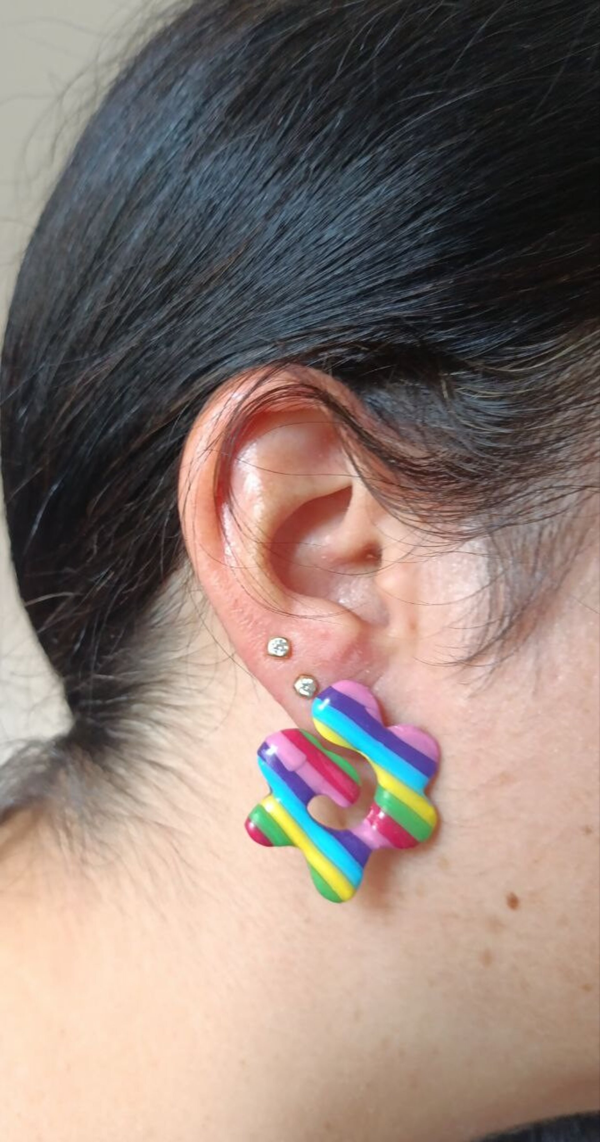 Pendientes Flow Multicolor - 7