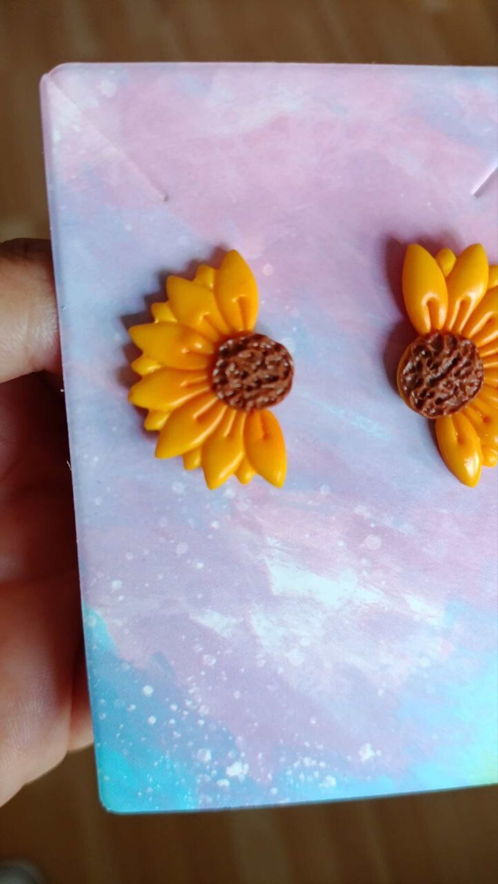 Pendientes Medio Girasol - 2