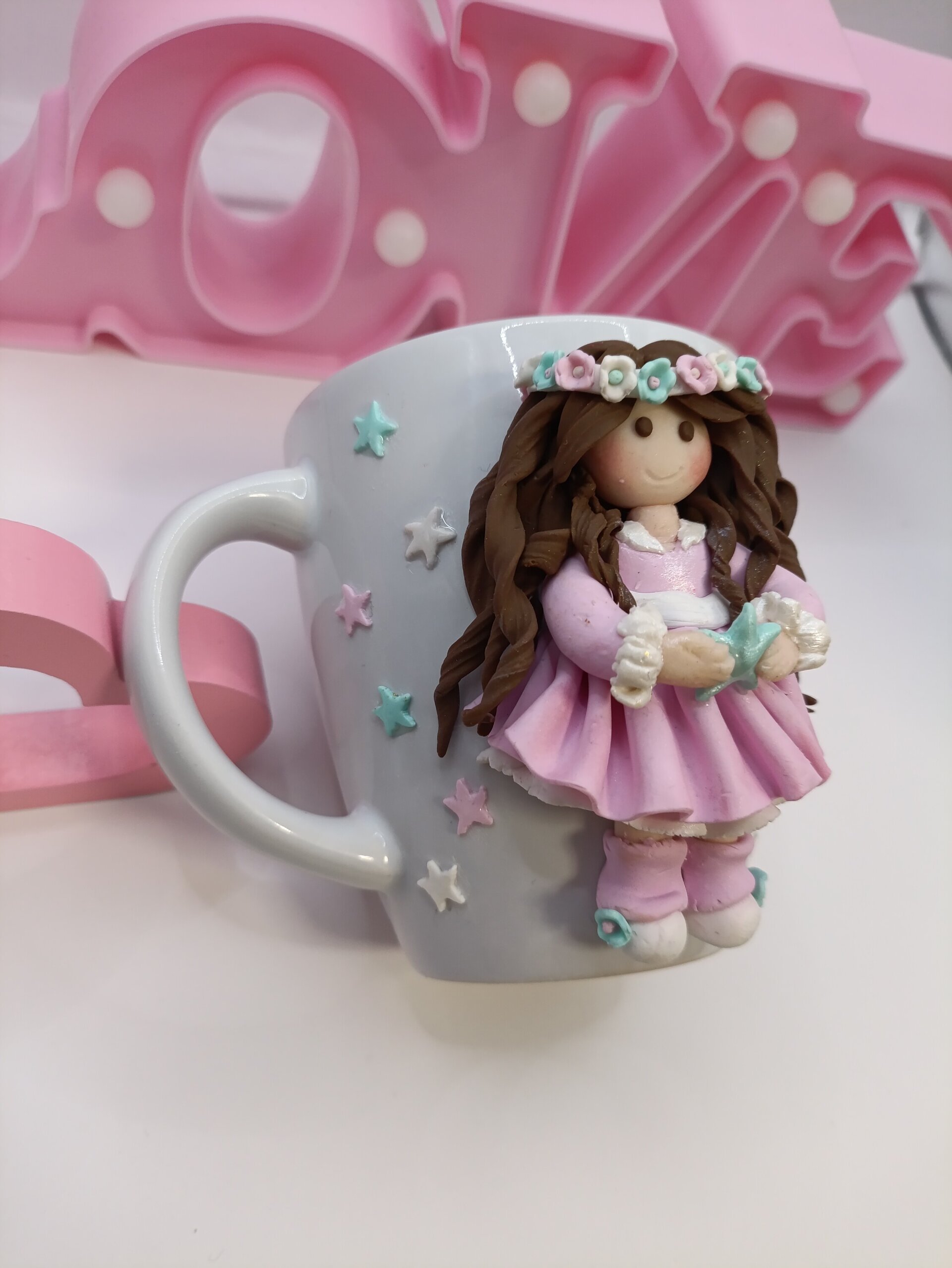 Taza personalizada con diseño de muñeca - 8