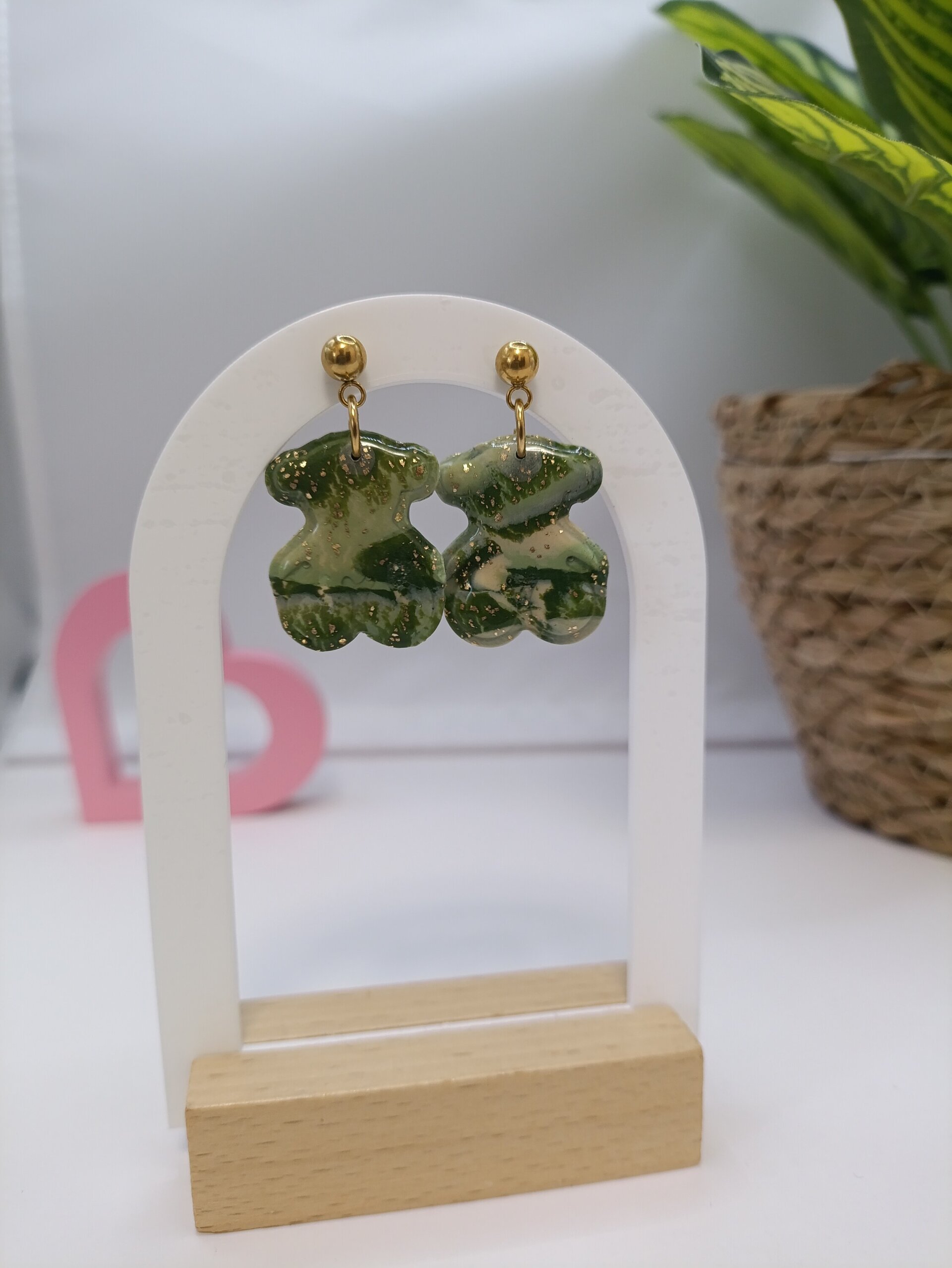 Pendientes Oso colgant- varios colores - 3