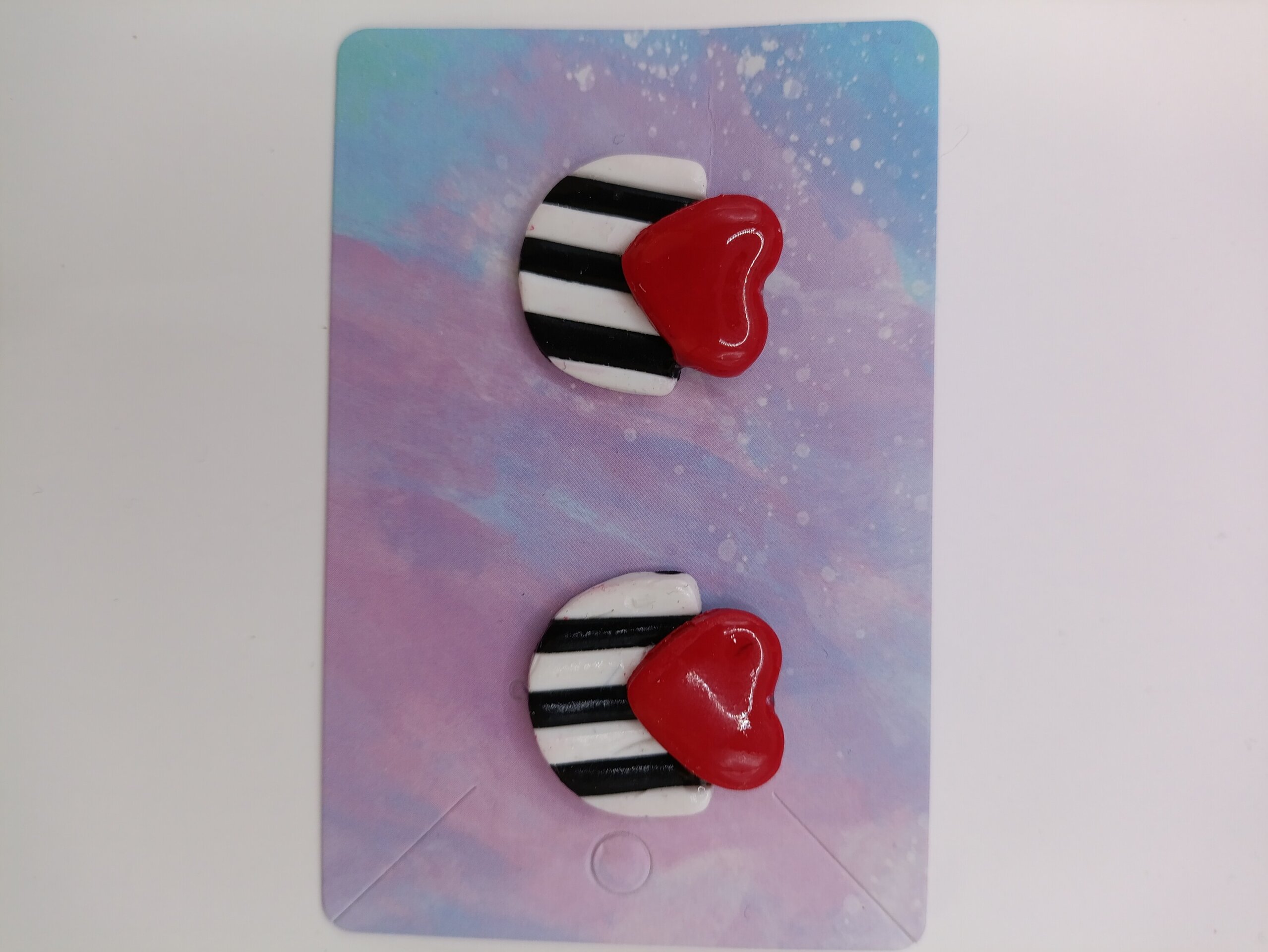 Pendientes de boton modernos - 2