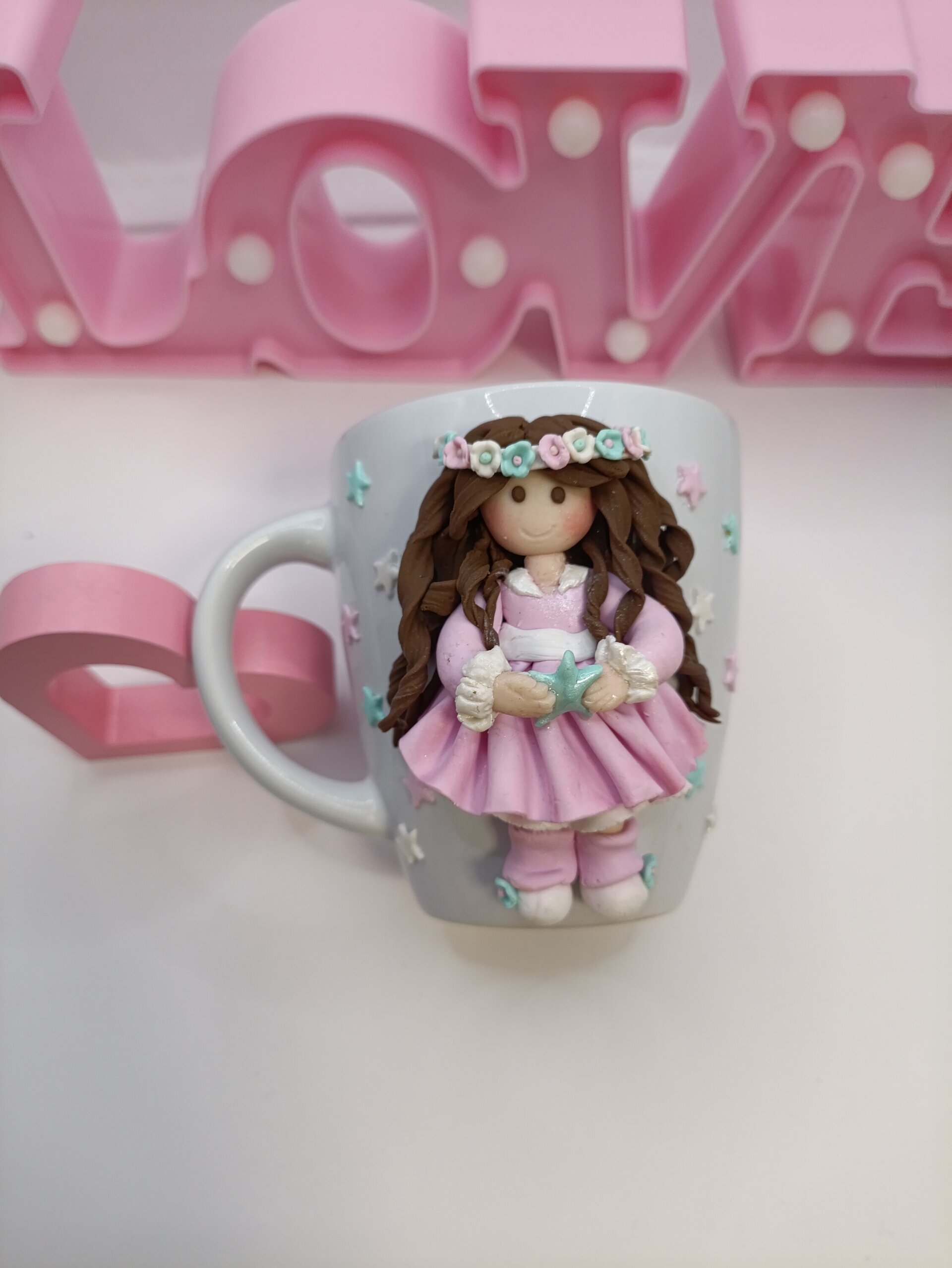 Taza personalizada con diseño de muñeca - 3