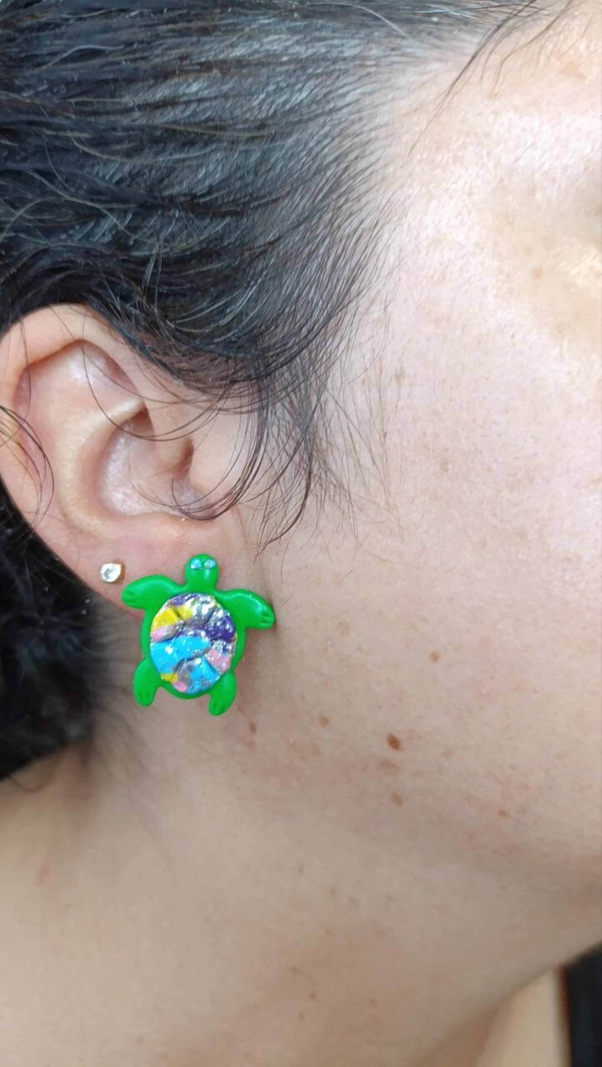 Pendientes Tortuga sicodelic - 6