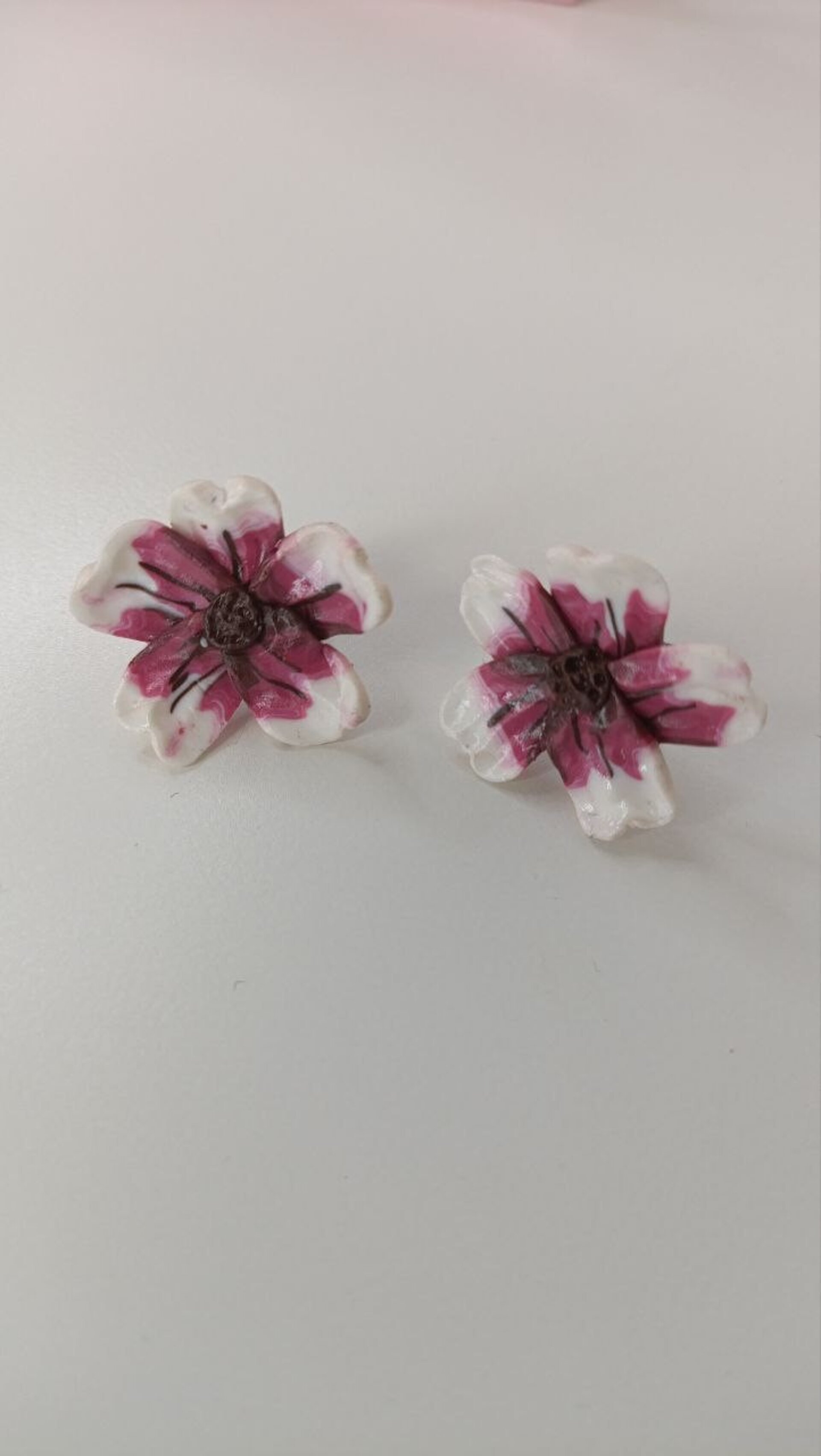 Pendientes de arcilla Flor Nala - 2