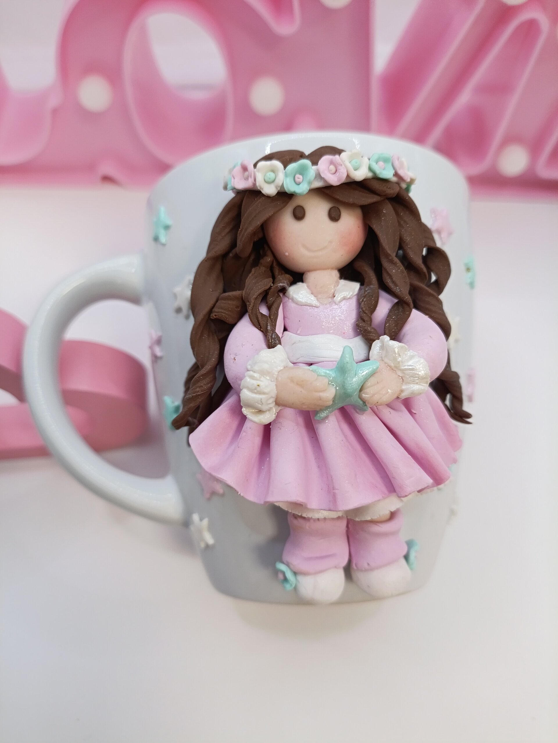Taza personalizada con diseño de muñeca - 4