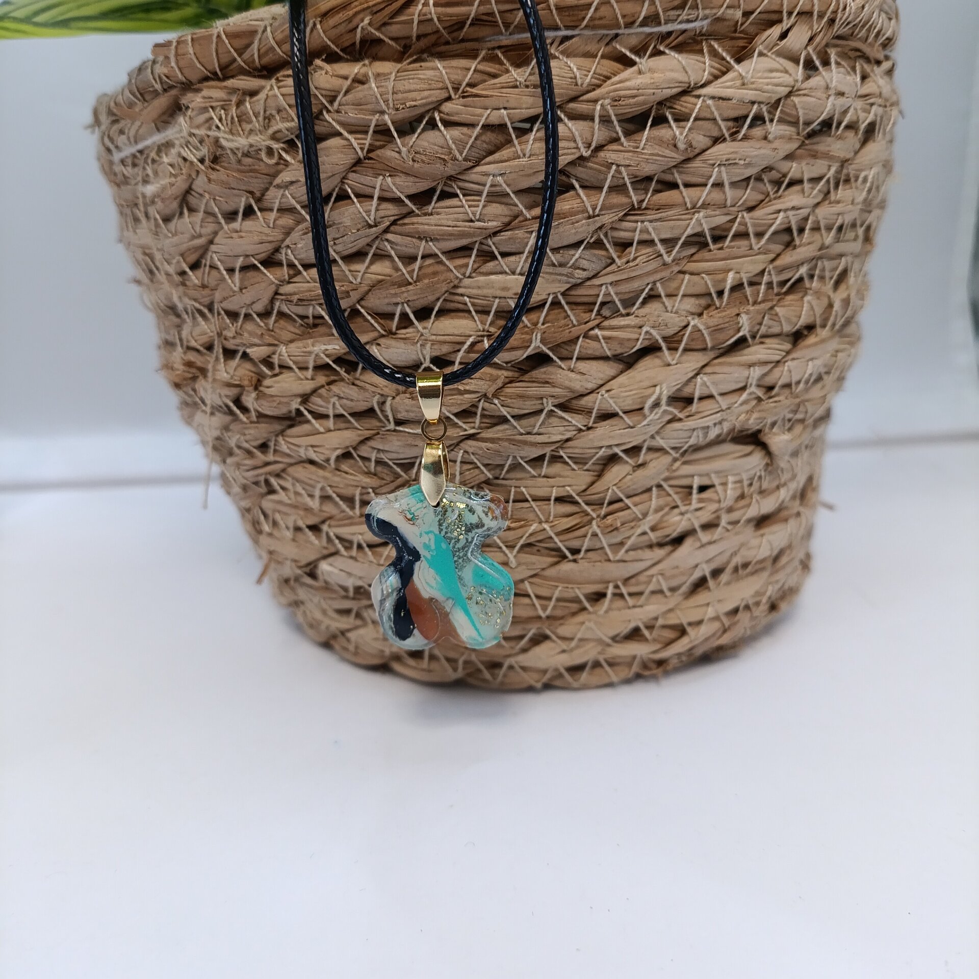 Colgante oso estampado - 5