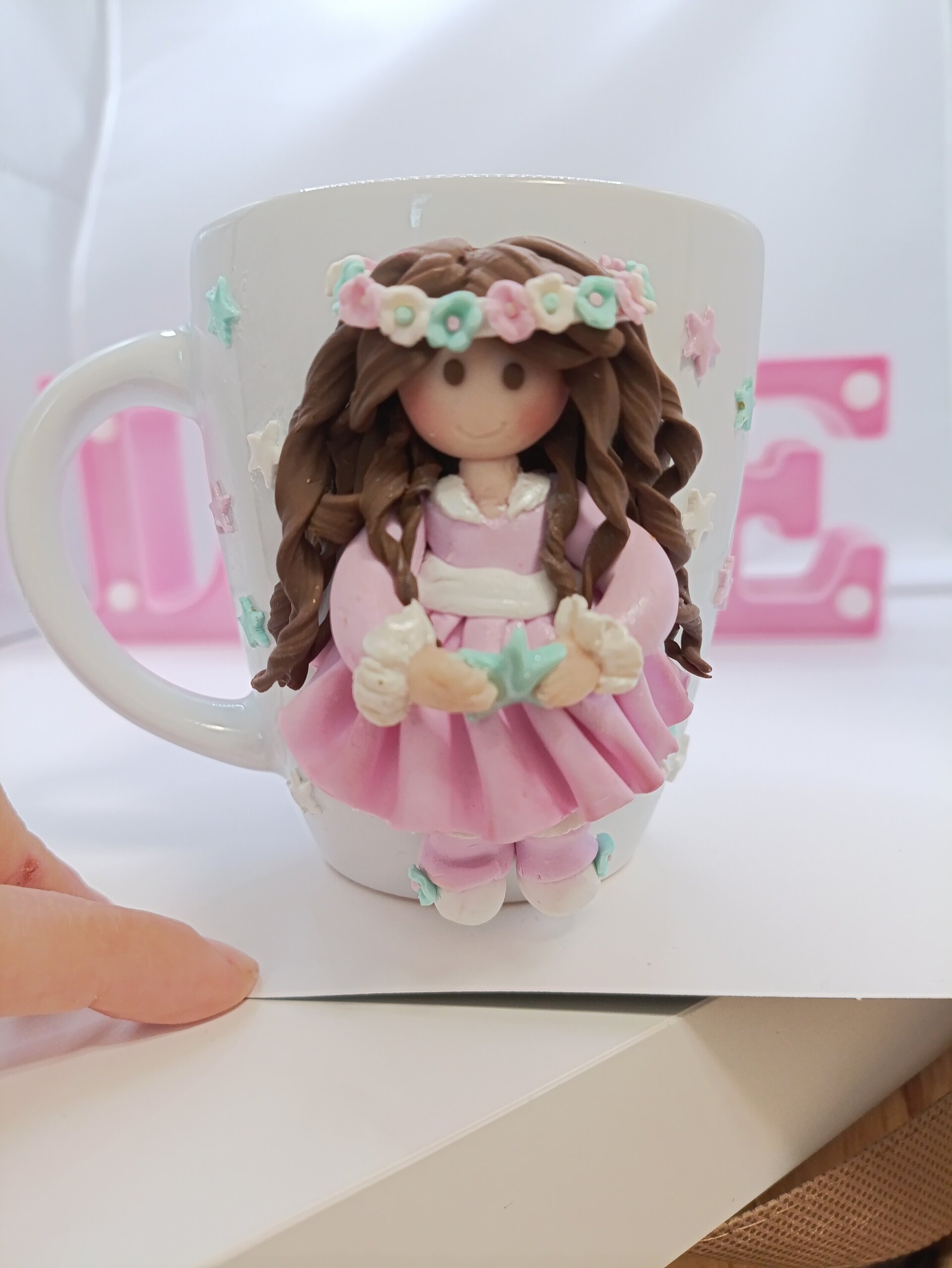 Taza personalizada Muñeca hecha a mano - 10