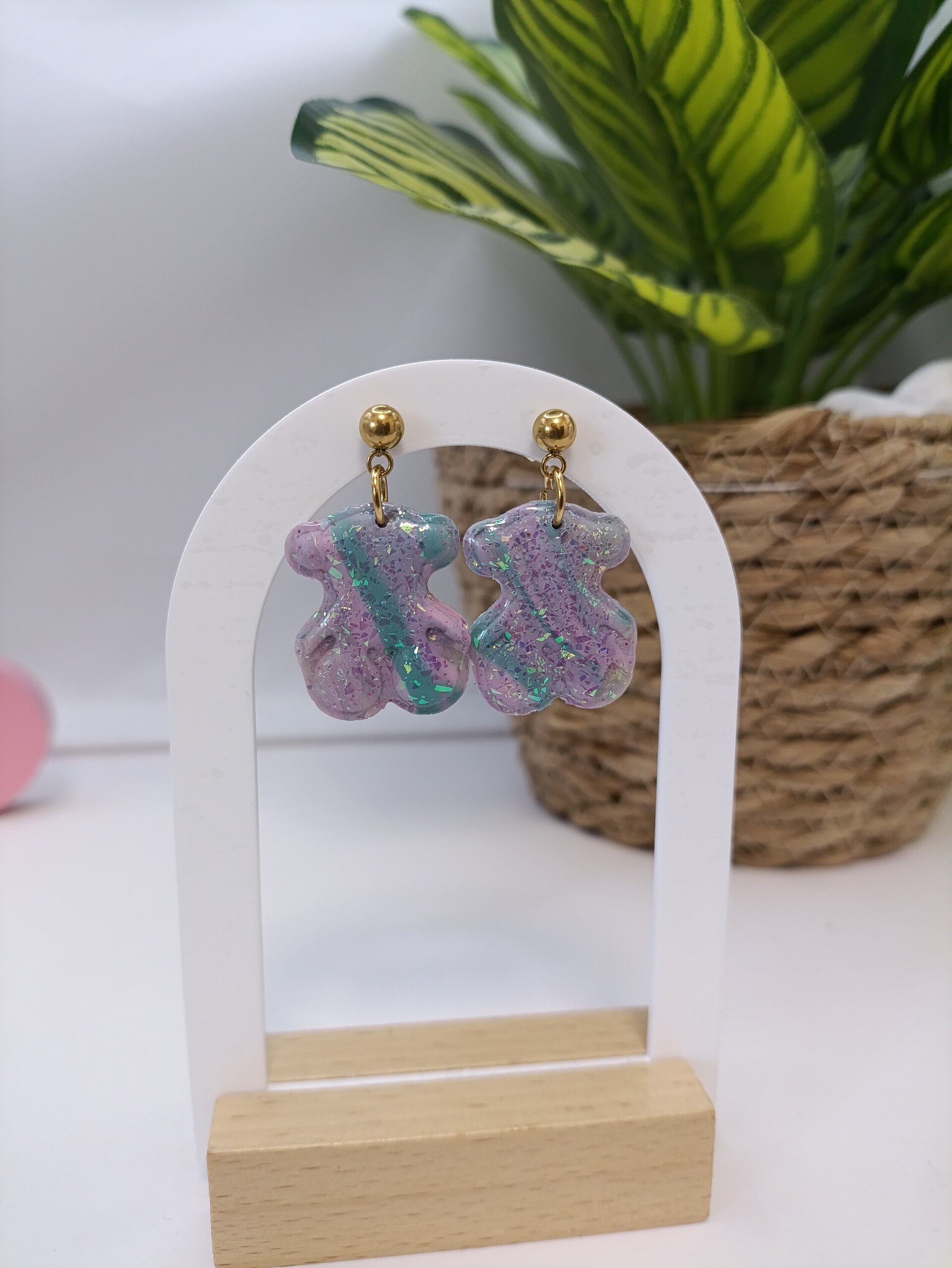 Pendientes Oso colgant- varios colores - 16