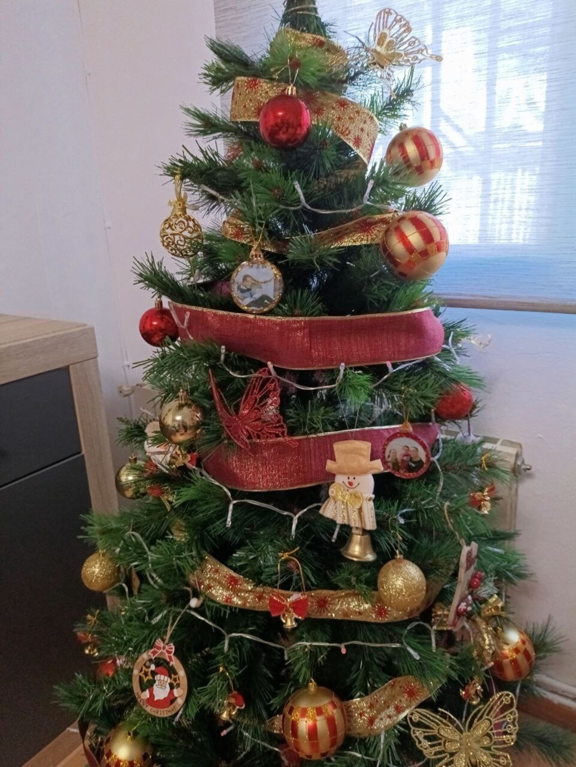 Adorno de Navidad de Resina Personalizado en forma de bola con foto y nombre - 7